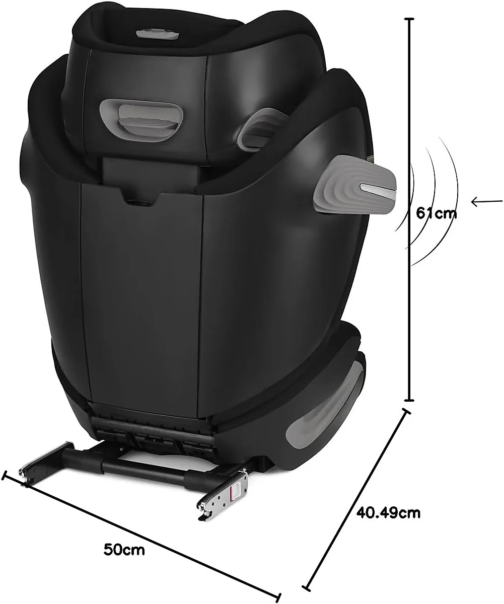 Medidas del Cybex Solution S2 i-Fix 40,5 x 50 x 61 cm