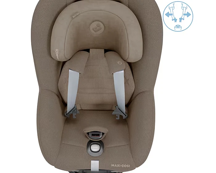 Arnés easy-in de la Maxi-Cosi Mica 360 Pro con acolchado interior